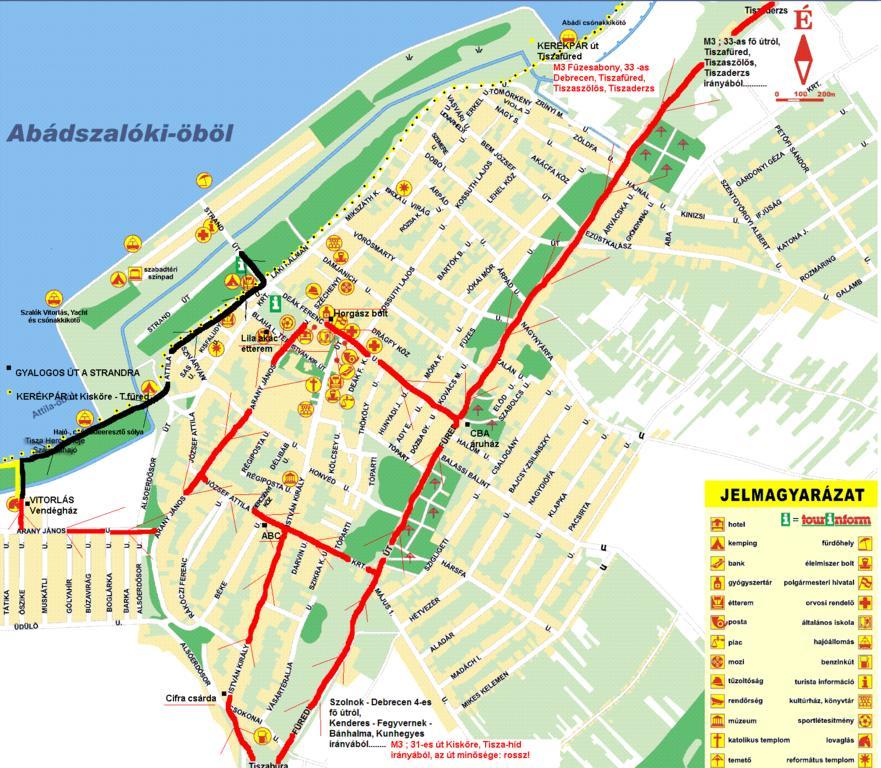 Abádszalóki Vitorlás Vendégház Esterno foto